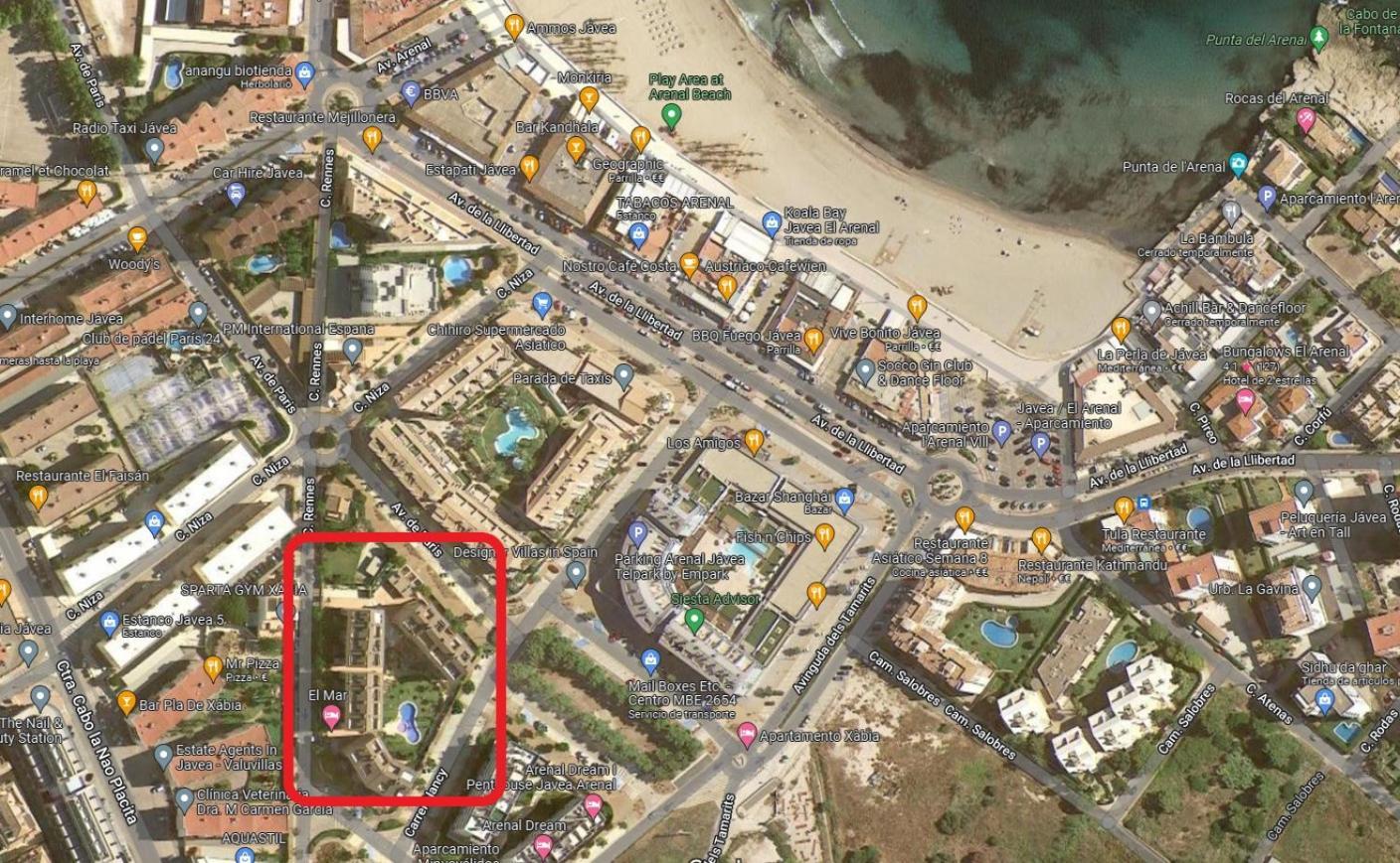 Ferienwohnung Brisas Del Arenal Jávea Exterior foto